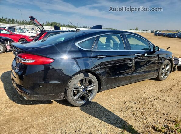 3FA6P0VP0HR255681 2017 FORD FUSION Черный Задняя правая четверть
