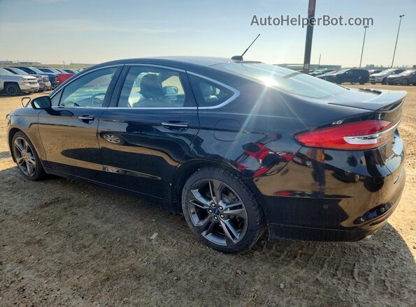 3FA6P0VP0HR255681 2017 FORD FUSION Черный Задняя левая четверть
