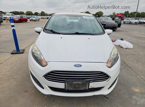 3FADP4AJ0HM163189 2017 FORD FIESTA Белый Вид спереди
