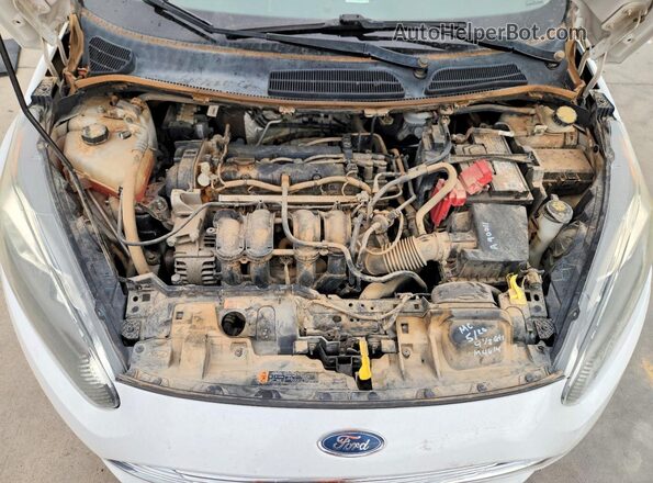 3FADP4AJ0HM163189 2017 FORD FIESTA Белый Вид задней части салона
