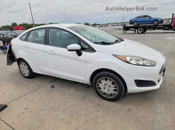 3FADP4AJ0HM163189 2017 FORD FIESTA Белый Передняя правая четверть