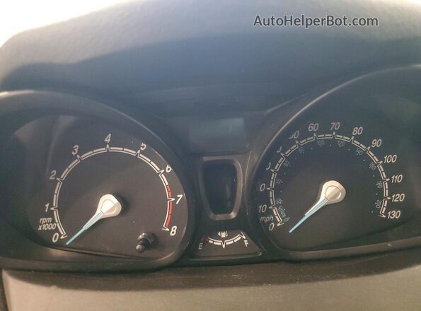 3FADP4AJ9JM108875 2018 FORD FIESTA Серебряный Вид щитка приборов