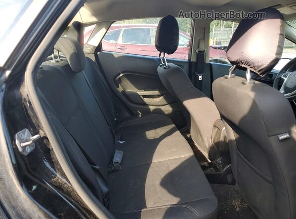3FADP4BJ0JM144792 2018 FORD FIESTA Black Rear seats view