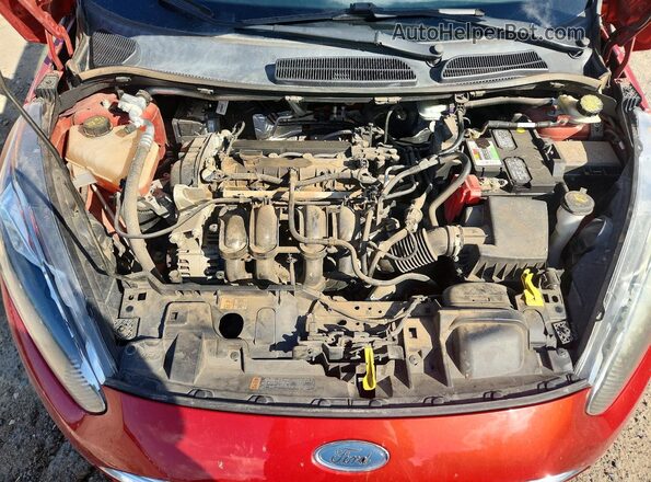 3FADP4BJ2KM111536 2019 FORD FIESTA Red Vista interior trasera