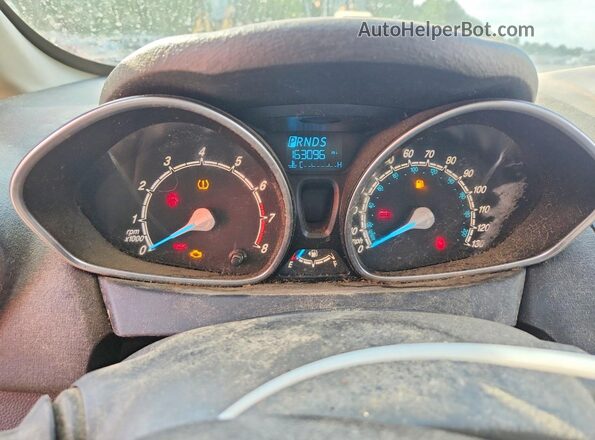 3FADP4BJ2KM111536 2019 FORD FIESTA Red Vista del cuadro de instrumentos