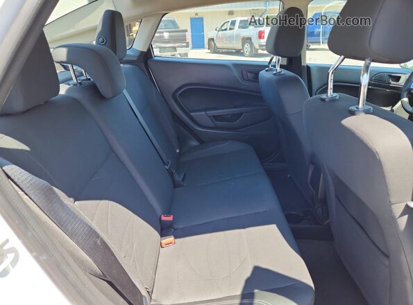 3FADP4BJ2KM125470 2019 FORD FIESTA White Rear seats view
