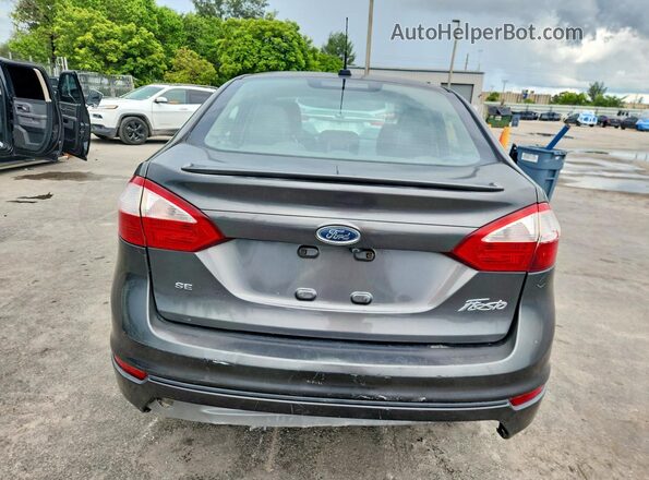3FADP4BJ2KM136713 2019 FORD FIESTA Серый Вид сзади