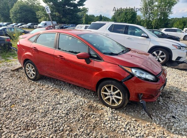 3FADP4BJ3JM126626 2018 FORD FIESTA Red Przód prawy