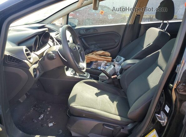 3FADP4BJ4JM130460 2018 FORD FIESTA Black Вид салону спереду