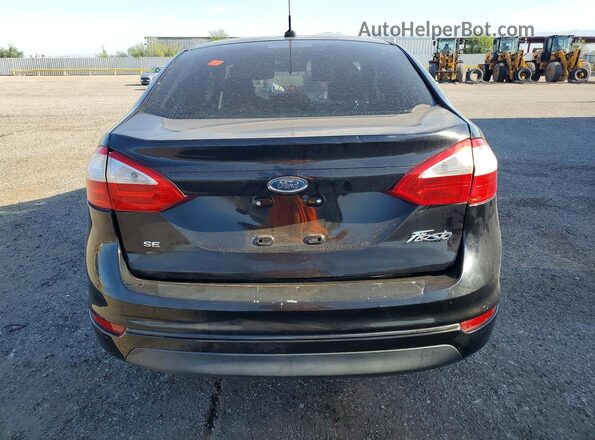 3FADP4BJ4JM130460 2018 FORD FIESTA Black Вид ззаду