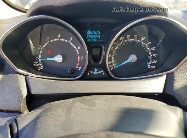 3FADP4BJ4JM130460 2018 FORD FIESTA Black Вид щитка приладів