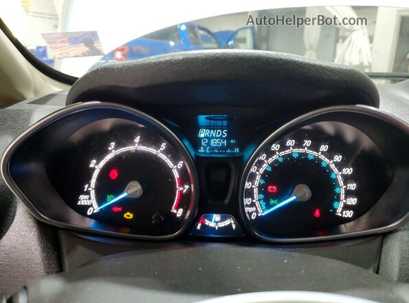 3FADP4BJ5KM105651 2019 FORD FIESTA Серебряный Вид щитка приборов