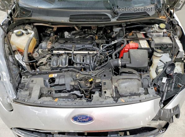 3FADP4BJ5KM105651 2019 FORD FIESTA Серебряный Вид задней части салона