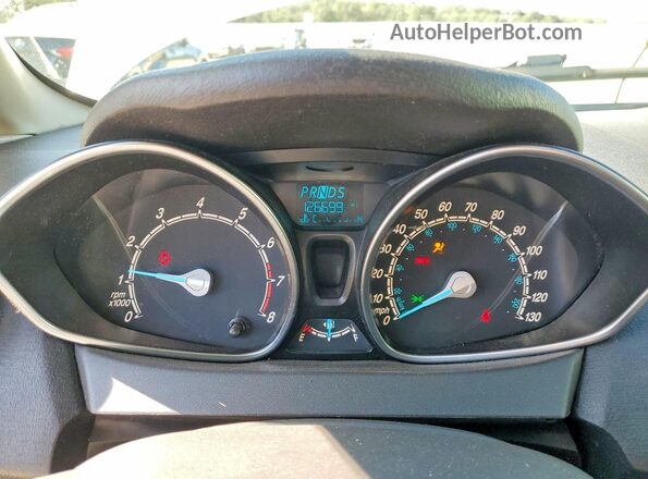 3FADP4BJ6HM140854 2017 FORD FIESTA Silver Instrument cluster view