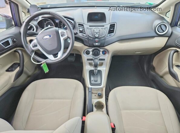 3FADP4BJ8GM185812 2016 FORD FIESTA Blue Dashboard view