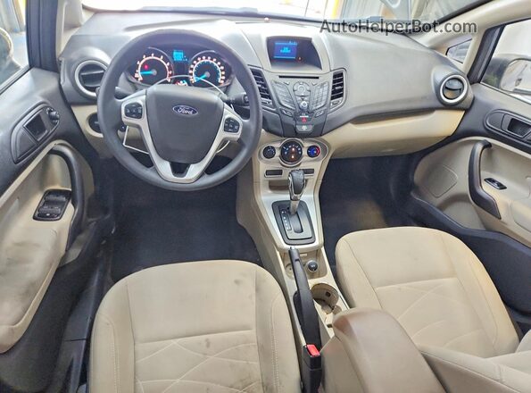 3FADP4BJ8HM128348 2017 FORD FIESTA Gray Առջևի վահանակի տեսք