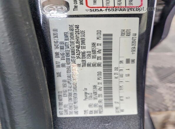 3FADP4BJ8HM128348 2017 FORD FIESTA Gray Շարժիչի բաժամունքի տեսք