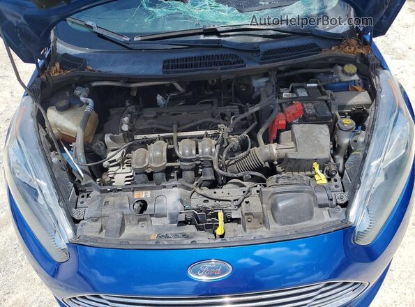 3FADP4BJ8KM108978 2019 FORD FIESTA Blue Vista interior trasera