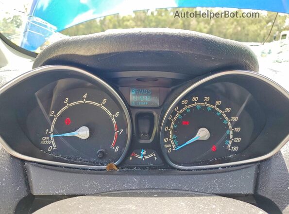 3FADP4BJ8KM108978 2019 FORD FIESTA Blue Vista del cuadro de instrumentos