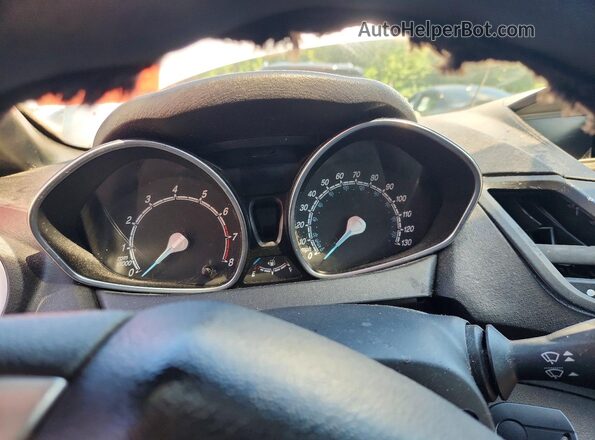 3FADP4BJ9JM116408 2018 FORD FIESTA Серебряный Вид щитка приборов