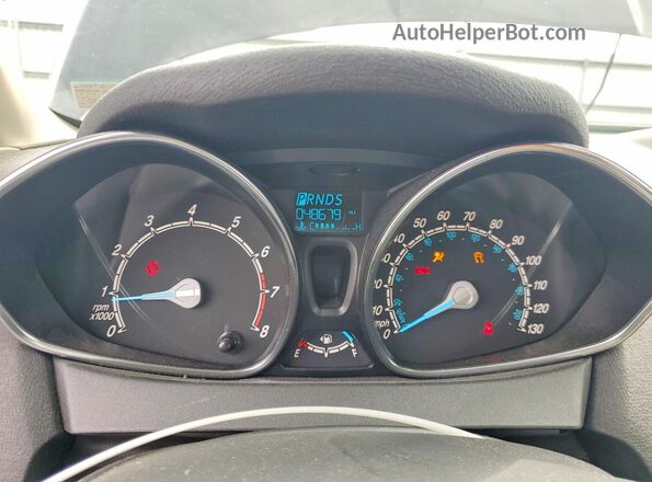 3FADP4BJ9KM165044 2019 FORD FIESTA Black Vista del cuadro de instrumentos