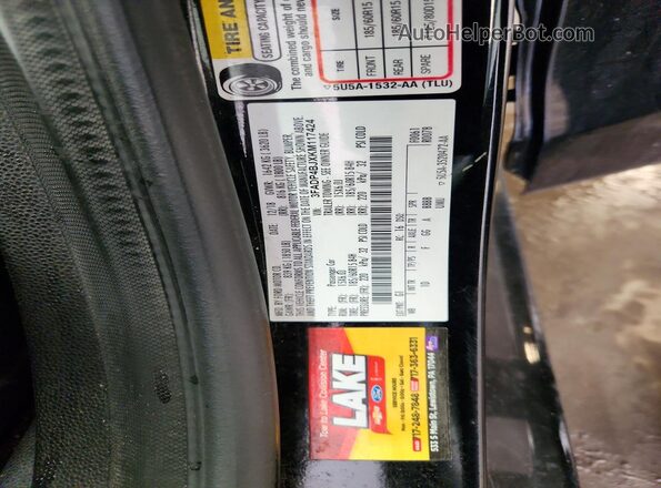 3FADP4BJXKM117424 2019 FORD FIESTA Black Vista de la etiqueta del VIN