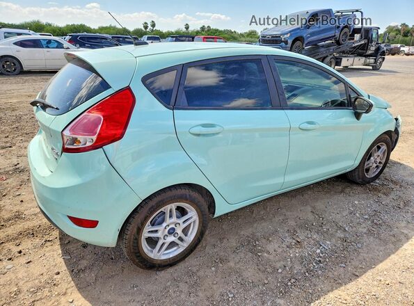 3FADP4EJ0KM156762 2019 FORD FIESTA Бирюзовый Задняя правая четверть