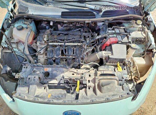 3FADP4EJ0KM156762 2019 FORD FIESTA Бирюзовый Вид задней части салона