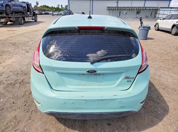 3FADP4EJ0KM156762 2019 FORD FIESTA Бирюзовый Вид сзади