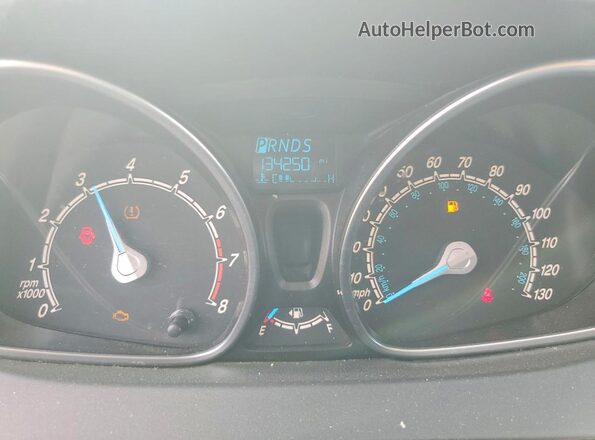 3FADP4EJ3GM199922 2016 FORD FIESTA Blue Вид щитка приладів