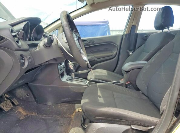 3FADP4EJ5KM108884 2019 FORD FIESTA Черный Вид салона спереди