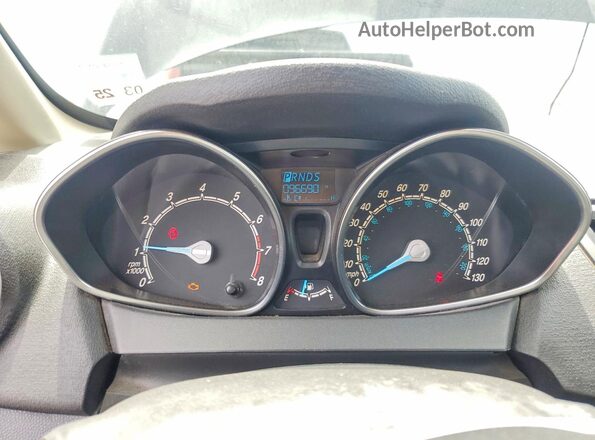 3FADP4EJ5KM108884 2019 FORD FIESTA Черный Вид щитка приборов