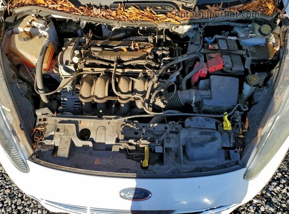 3FADP4EJ6GM150696 2016 FORD FIESTA Белый Вид задней части салона