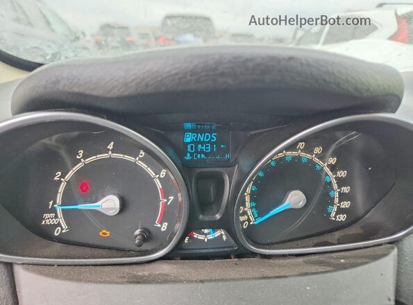 3FADP4EJ6JM118760 2018 FORD FIESTA White Instrument cluster view