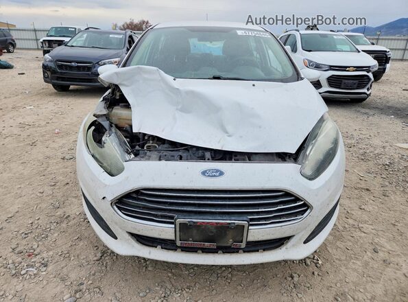 3FADP4EJ6JM118760 2018 FORD FIESTA White Front view