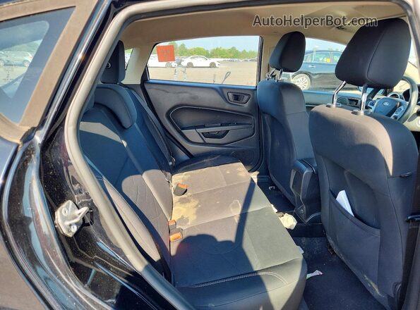 3FADP4EJ6JM133033 2018 FORD FIESTA Black Rear seats view