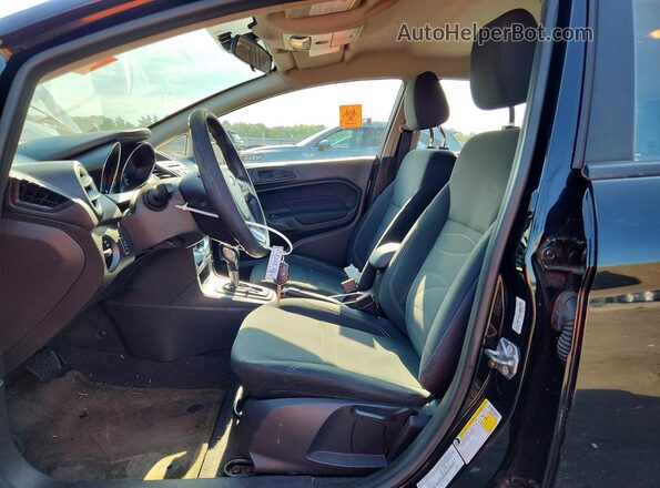 3FADP4EJ6JM133033 2018 FORD FIESTA Black Front interior view