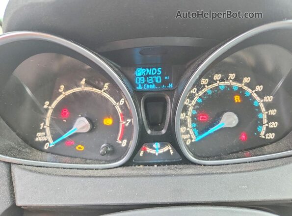 3FADP4EJ6KM122986 2019 FORD FIESTA Black Vista del cuadro de instrumentos