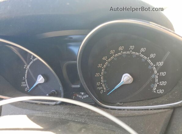3FADP4EJ6KM128013 2019 FORD FIESTA White Սարքավորումների վահանակի տեսք