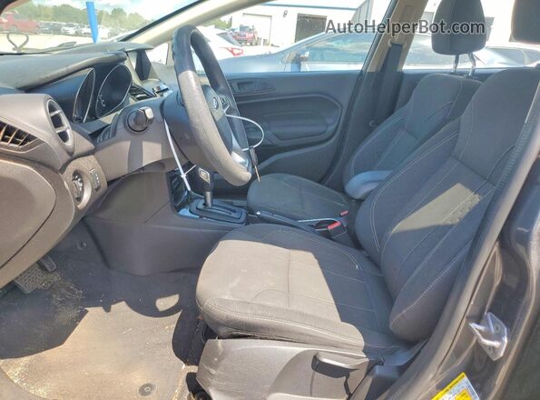 3FADP4EJ6KM132806 2019 FORD FIESTA Gray Front interior view