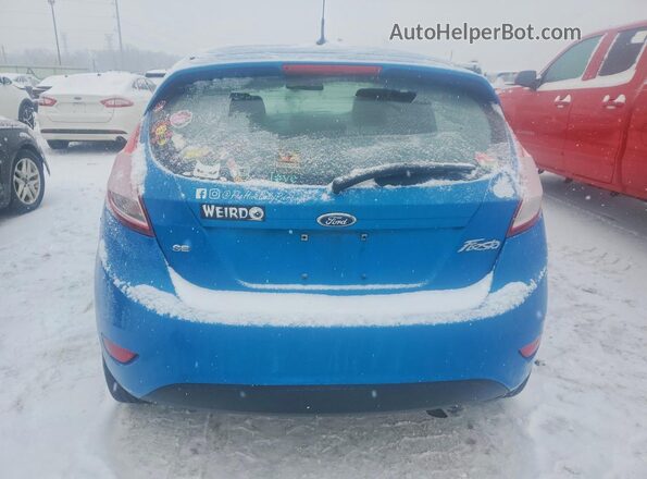 3FADP4EJ8GM149307 2016 FORD FIESTA Синий Вид сзади