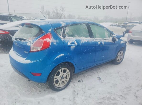 3FADP4EJ8GM149307 2016 FORD FIESTA Синий Задняя правая четверть