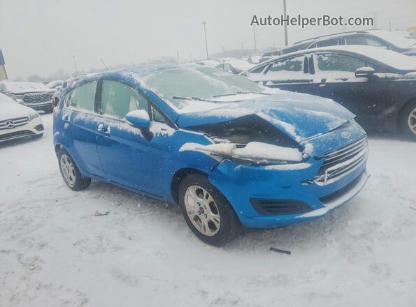 3FADP4EJ8GM149307 2016 FORD FIESTA Синий Передняя правая четверть