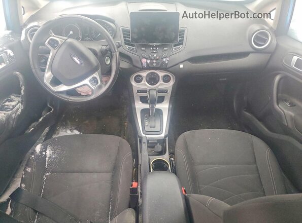 3FADP4EJ8GM149307 2016 FORD FIESTA Синий Вид панели приборов