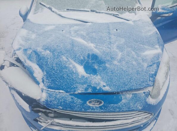 3FADP4EJ8GM149307 2016 FORD FIESTA Синий Вид задней части салона