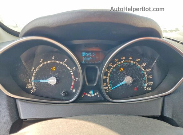 3FADP4EJ9HM113076 2017 FORD FIESTA Gray Widok zestawu wskaźników