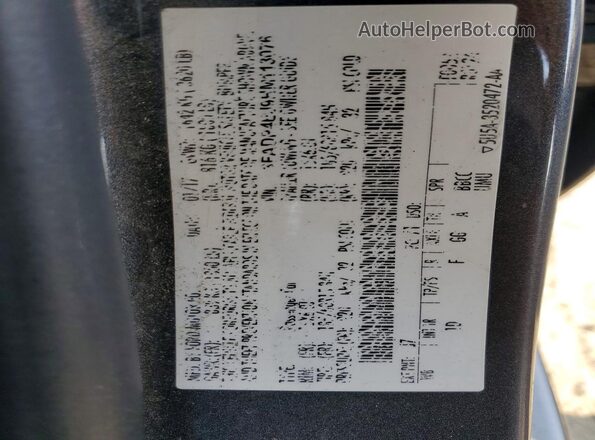 3FADP4EJ9HM113076 2017 FORD FIESTA Gray Widok naklejki z numerem VIN