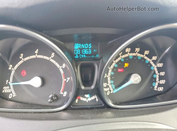 3FADP4EJ9HM139418 2022 FORD FIESTA Red Instrument cluster view