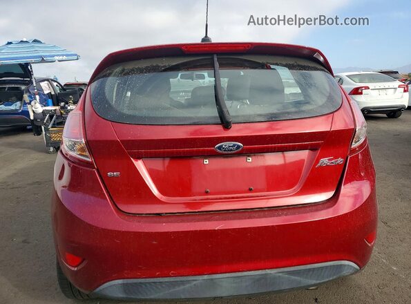 3FADP4EJ9HM139418 2022 FORD FIESTA Red Rear view