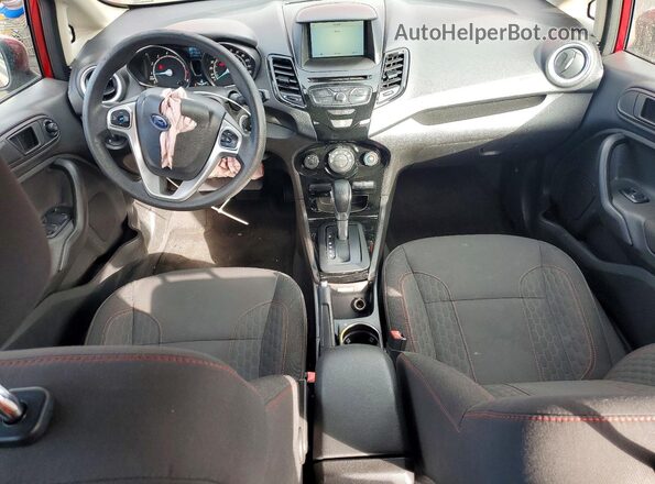 3FADP4EJ9HM139418 2022 FORD FIESTA Red Dashboard view